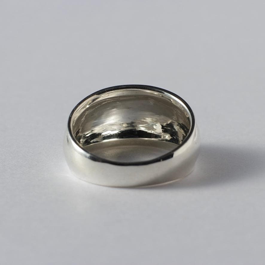 幅広シルバーリング　11.5号〜12号の方向け／Silver925
