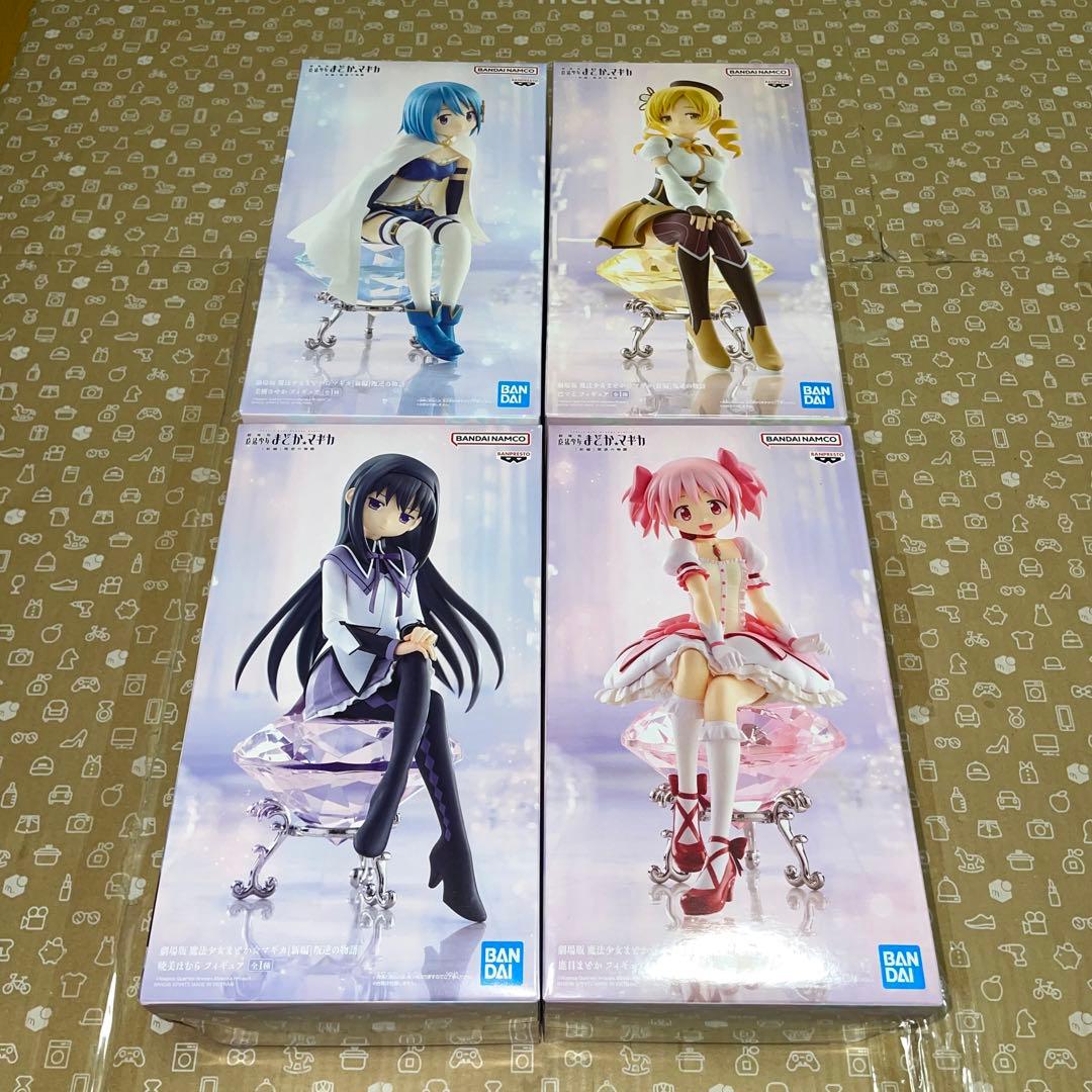 まどマギ　フィギュア４種セット　暁美ほむら　鹿目まどか　美樹さやか　巴マミ