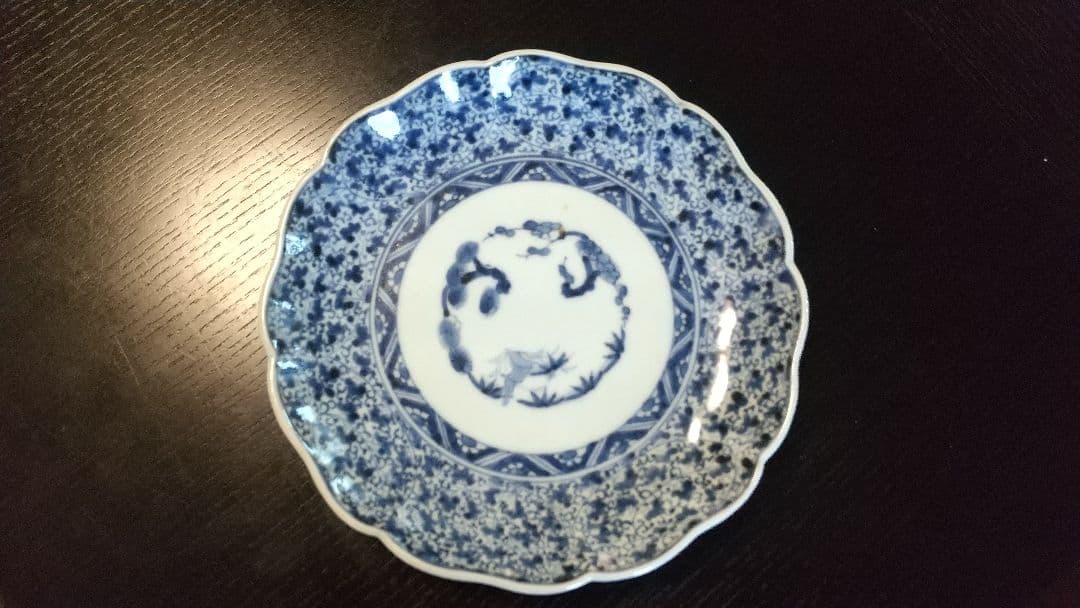 古伊万里　２１cm皿　３客