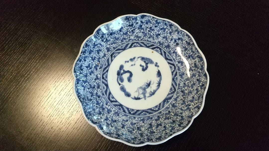 古伊万里　２１cm皿　３客