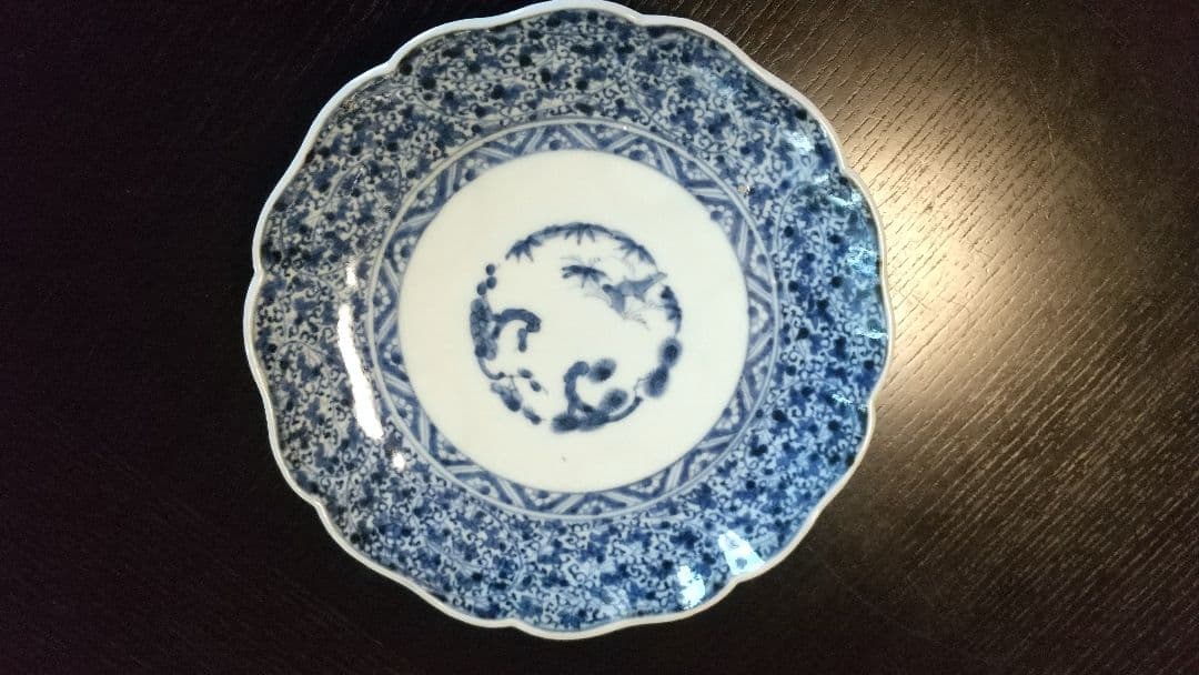 古伊万里　２１cm皿　３客