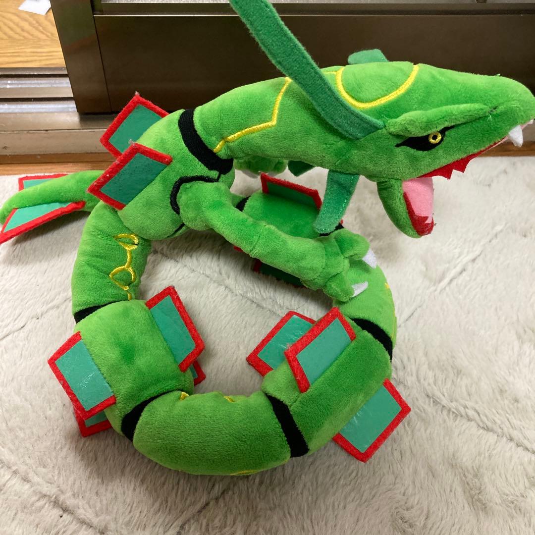 ポケモン　ロングにょろにょろぬいぐるみ　 レックウザ