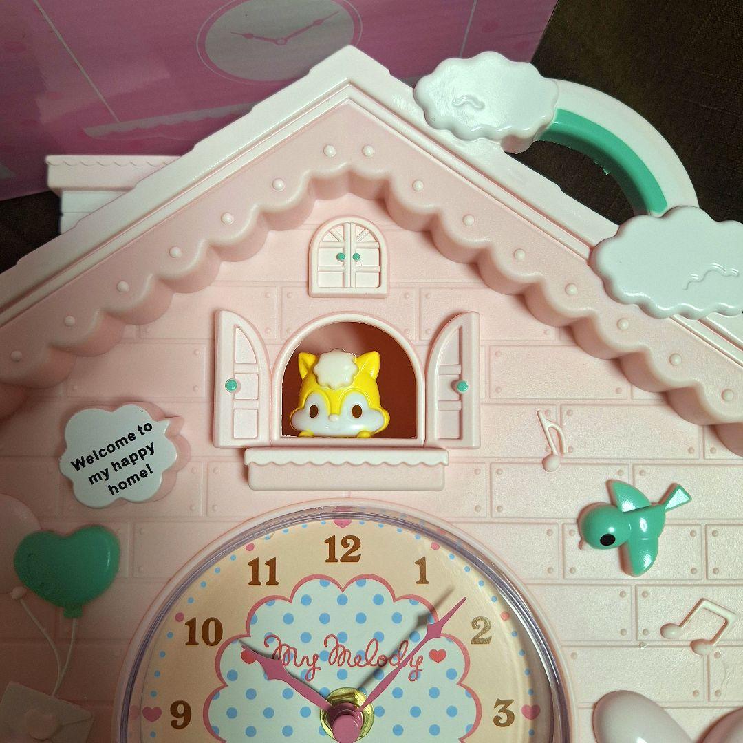 マイメロディー　掛け時計 振り子時計 サンリオ　キャラクター マイメロ