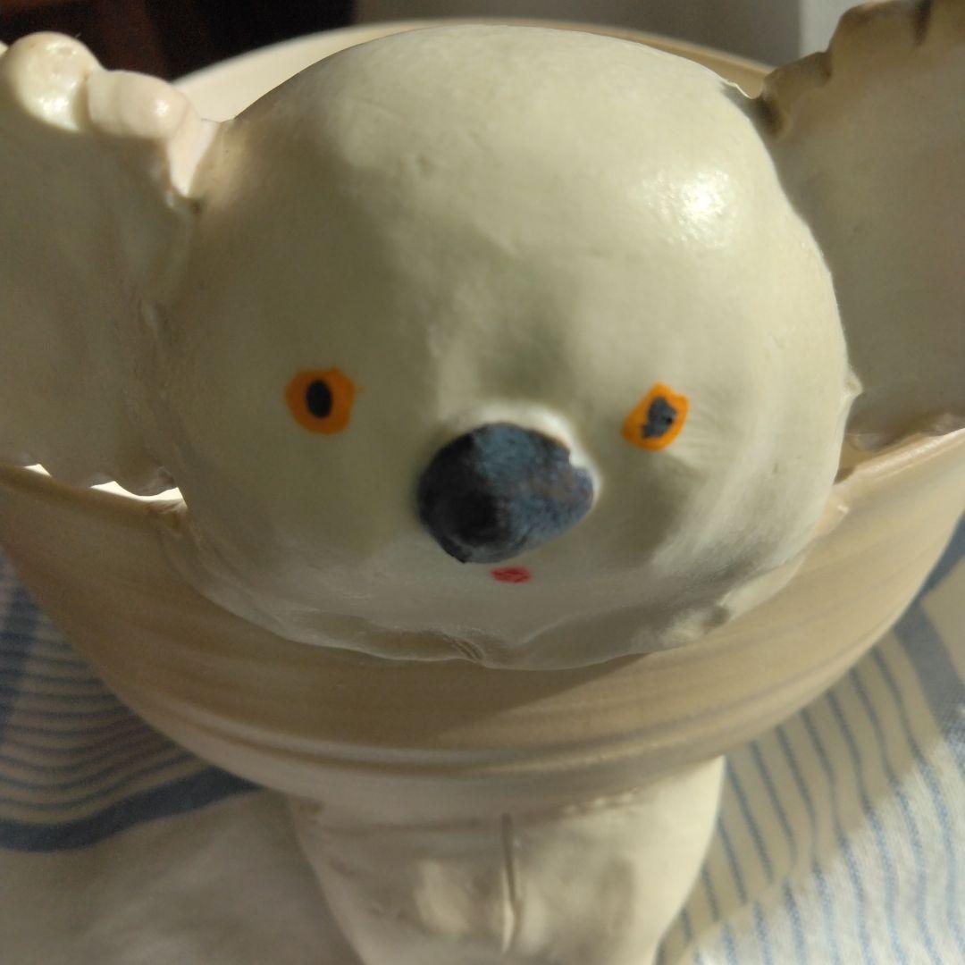 MASUDA HIKARI、増田光、陶器、三つ足、脚付き、入れ物、コアラ、器