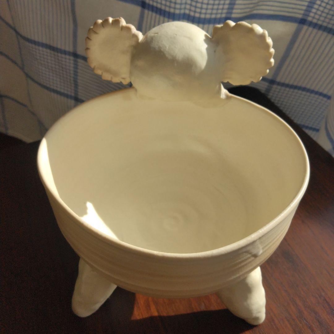 MASUDA HIKARI、増田光、陶器、三つ足、脚付き、入れ物、コアラ、器