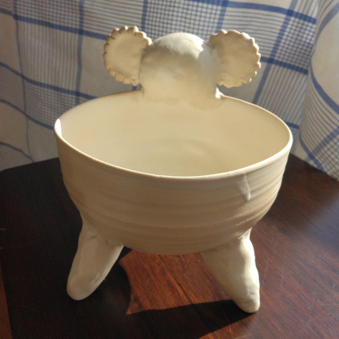 MASUDA HIKARI、増田光、陶器、三つ足、脚付き、入れ物、コアラ、器