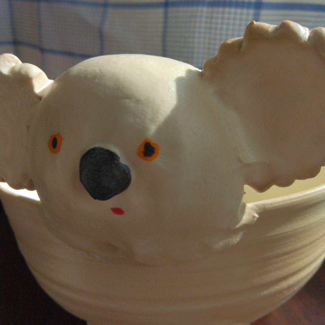 MASUDA HIKARI、増田光、陶器、三つ足、脚付き、入れ物、コアラ、器