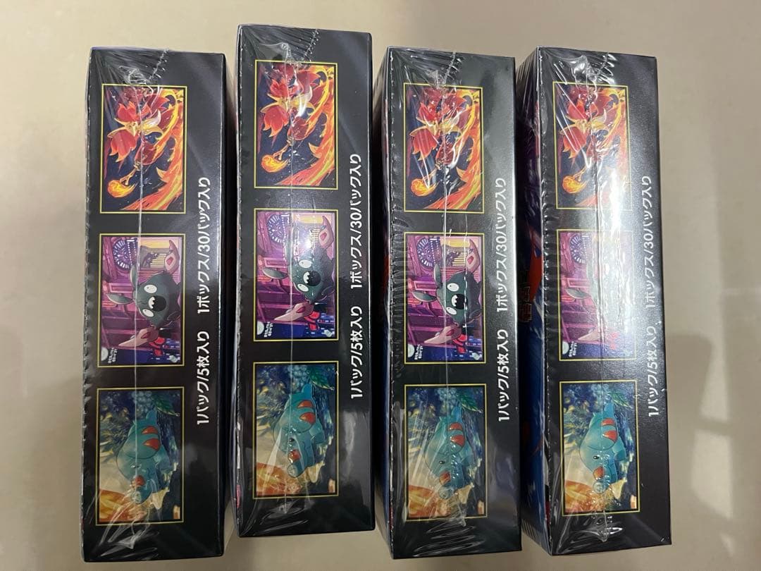 ポケモンカード ニンジャスピナー 新品未開封　4BOX