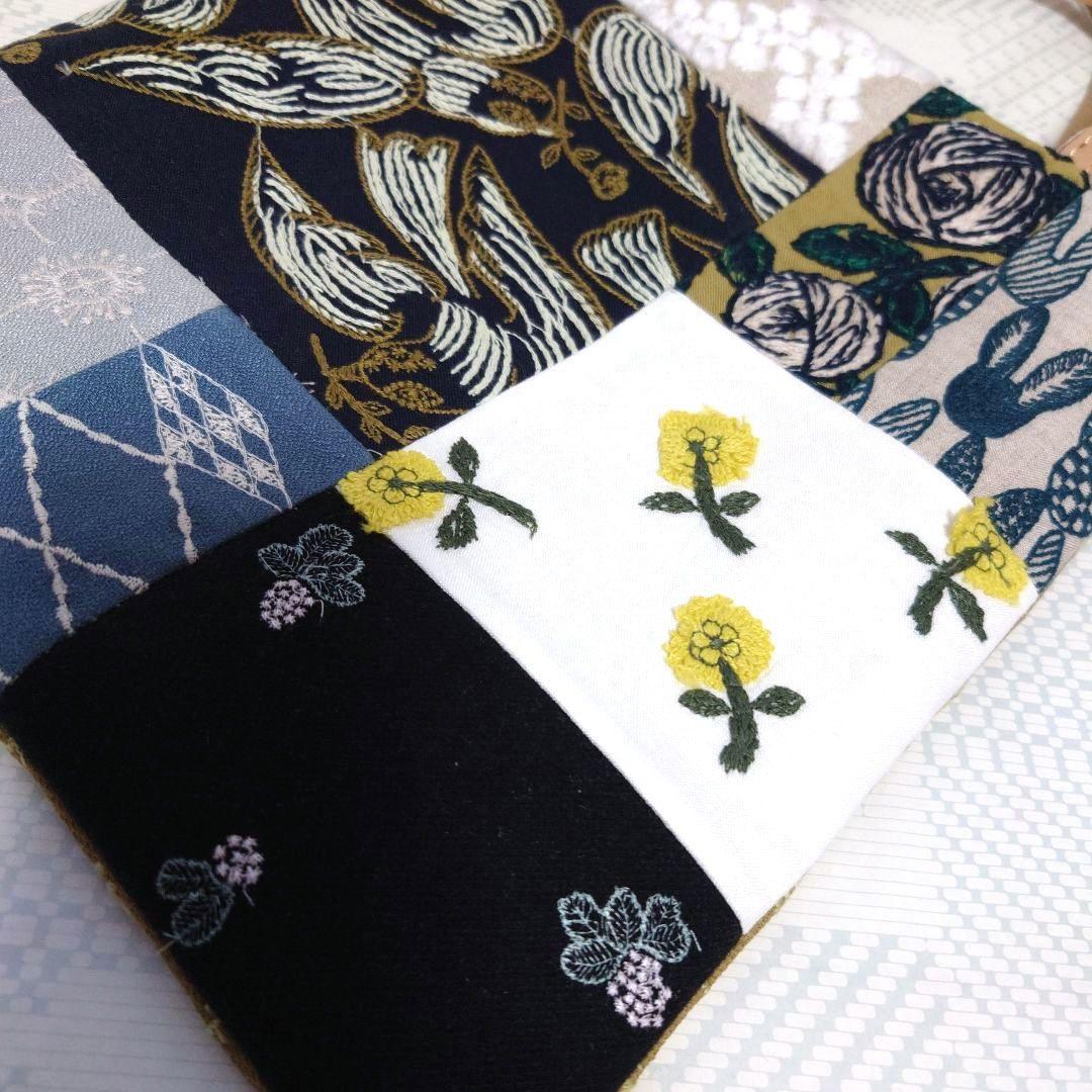 ミナペルホネン　パッチワーク　anemoneミニトートバッグ