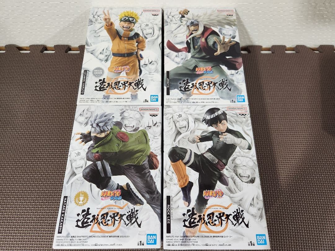 ナルト疾風伝 フィギュア 造形忍界大戦 ナルト ロック カカシ ジライヤ 未開封
