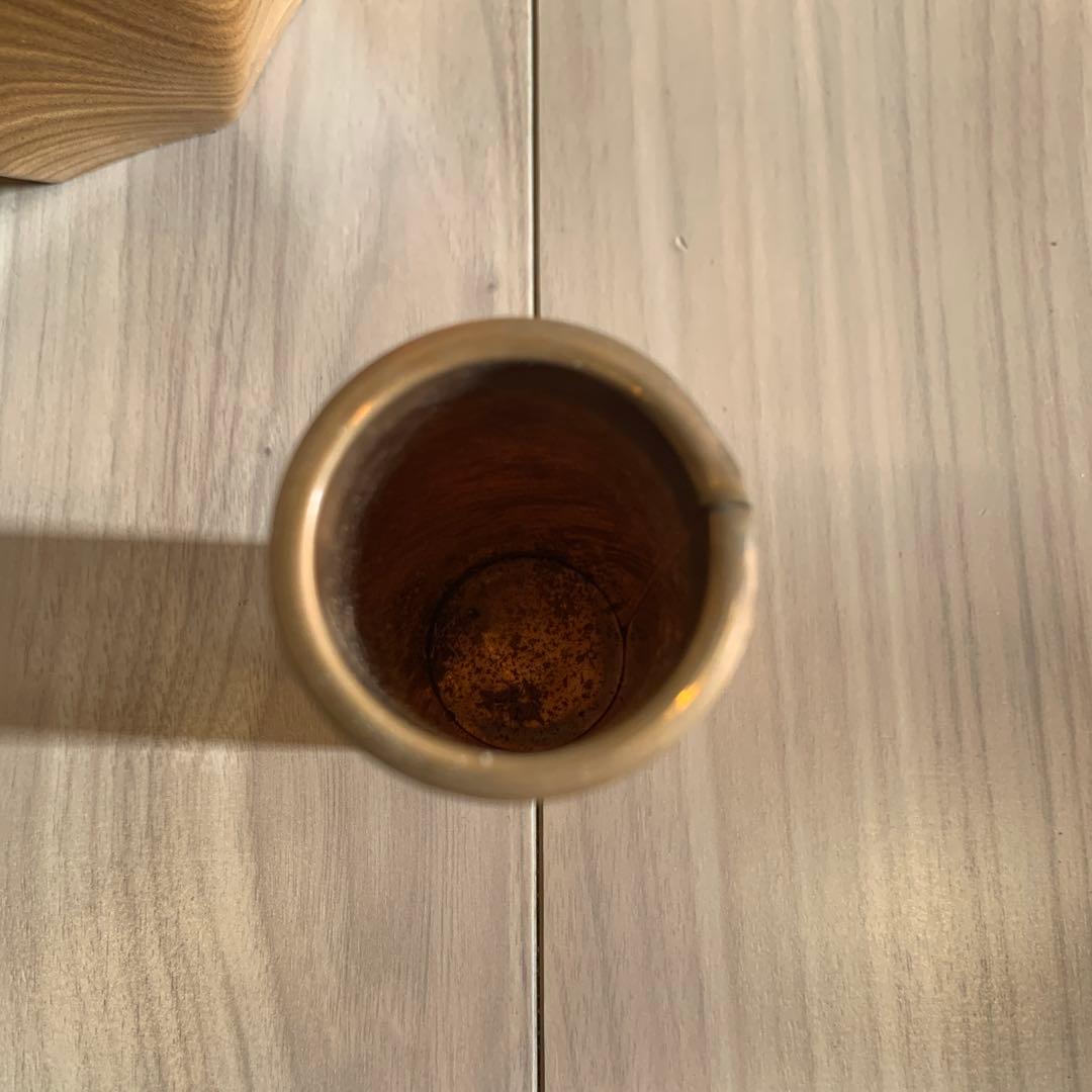 銘木　北海花瓶 （箱難あり）　　日本製