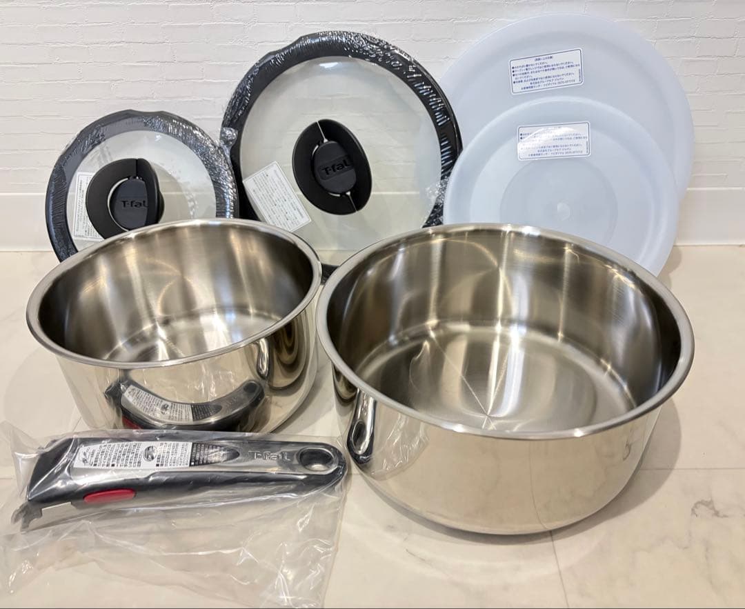 ★新品★取手付T-fal ティファール インジニオ⋅ネオIHステンレス7点セット