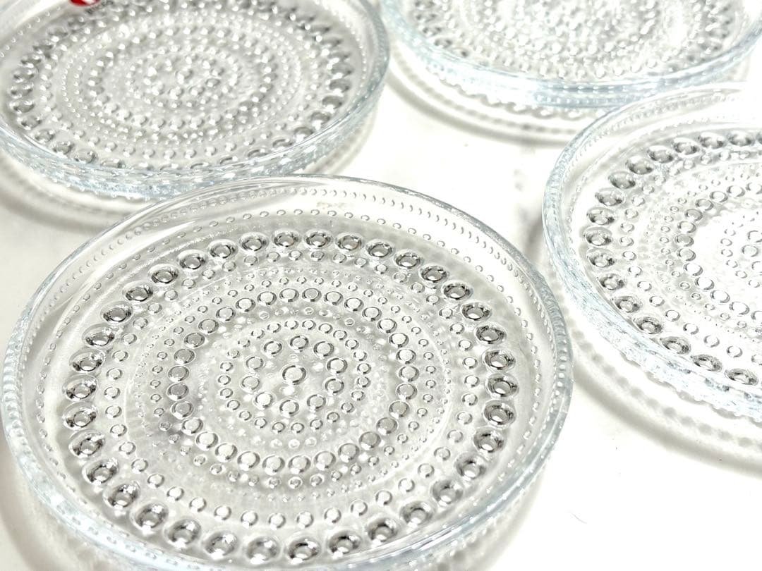 廃盤 イッタラ  カステヘルミ 4枚セット クリア