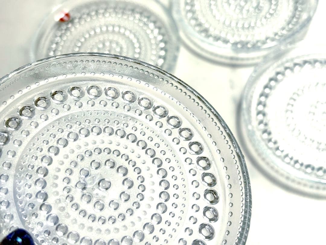 廃盤 イッタラ  カステヘルミ 4枚セット クリア