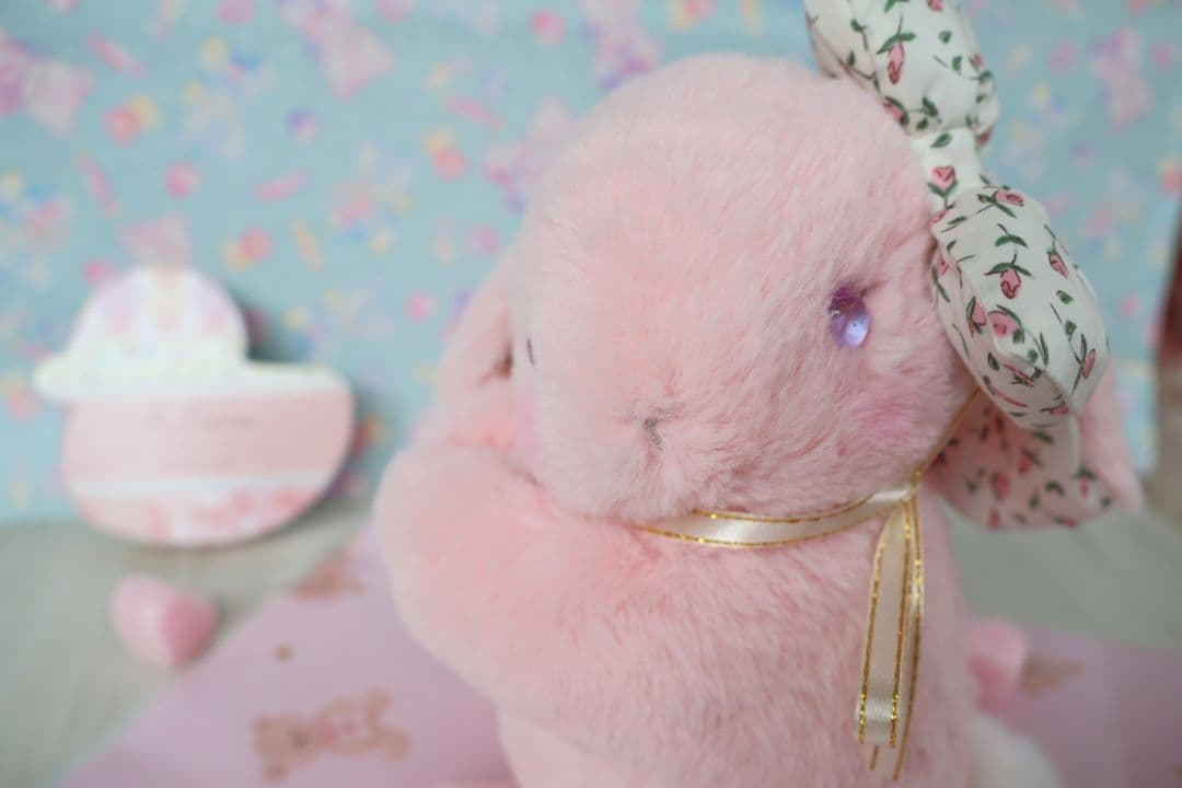 受注制作★　おかえりうさぎ　ファーストトイ　出産祝い　うさぎのぬいぐるみ