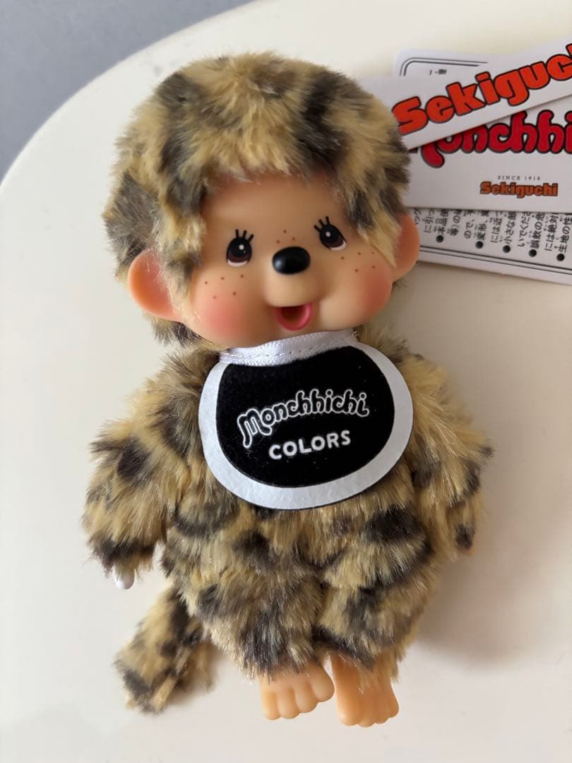 モンチッチ ヒョウ柄 ぬいぐるみキーチェーン