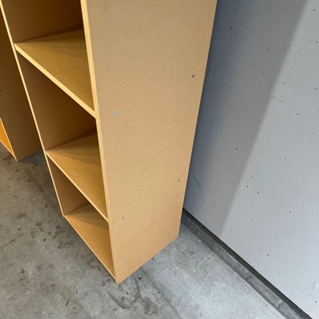 美品・廃盤希少★無印 パルプボードボックス・タテヨコA４サイズ・５段 ２個セット