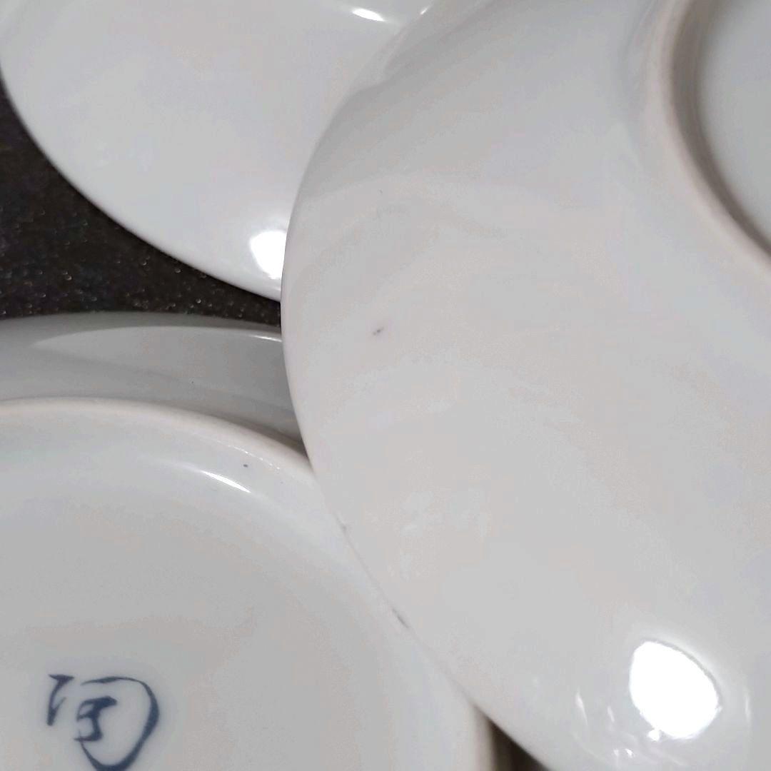 未使用品　有田焼　陶扇　小皿5枚揃え　銘々皿　取皿　豆皿　錦絵　赤絵　金彩