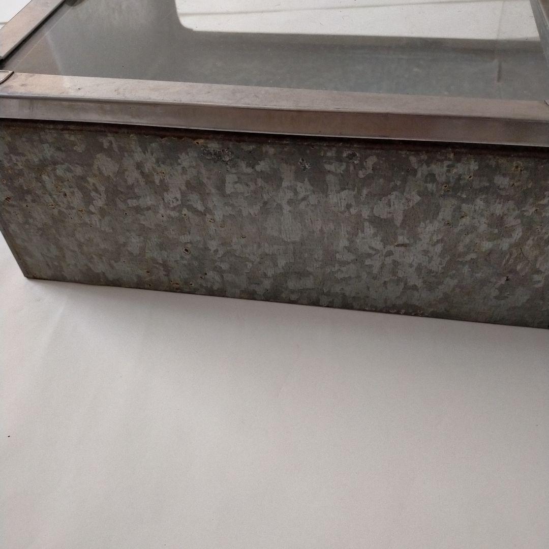 ブリキ製ガラスケース 駄菓子屋 古道具 昭和レトロ