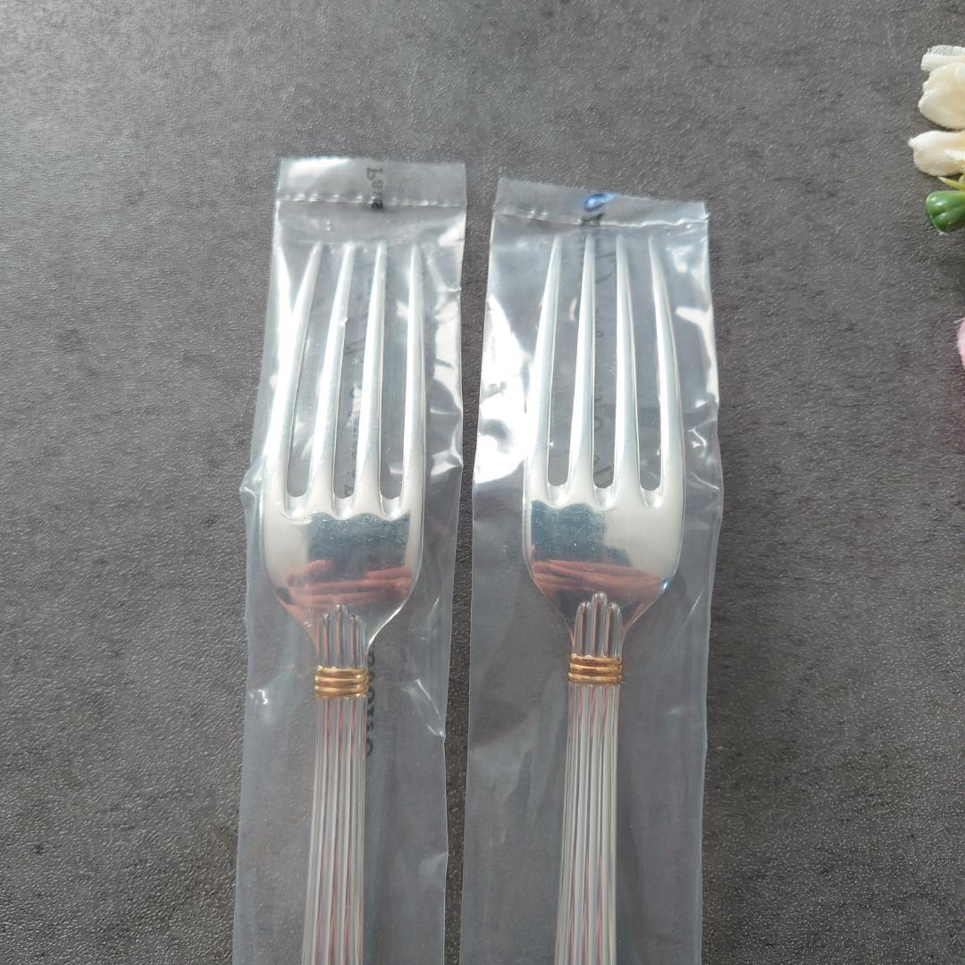 希少 クリストフル アリアゴールドリング スタンダードフォーク 未開封 2点