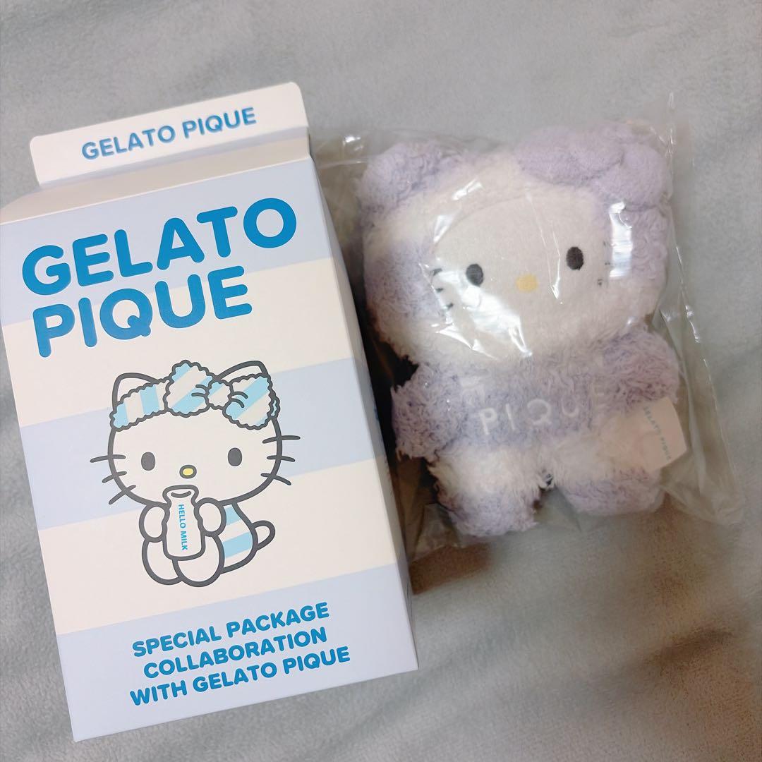 サンリオハウス　ハローキティ　ジェラピケ ぬいぐるみ チャーム パープル