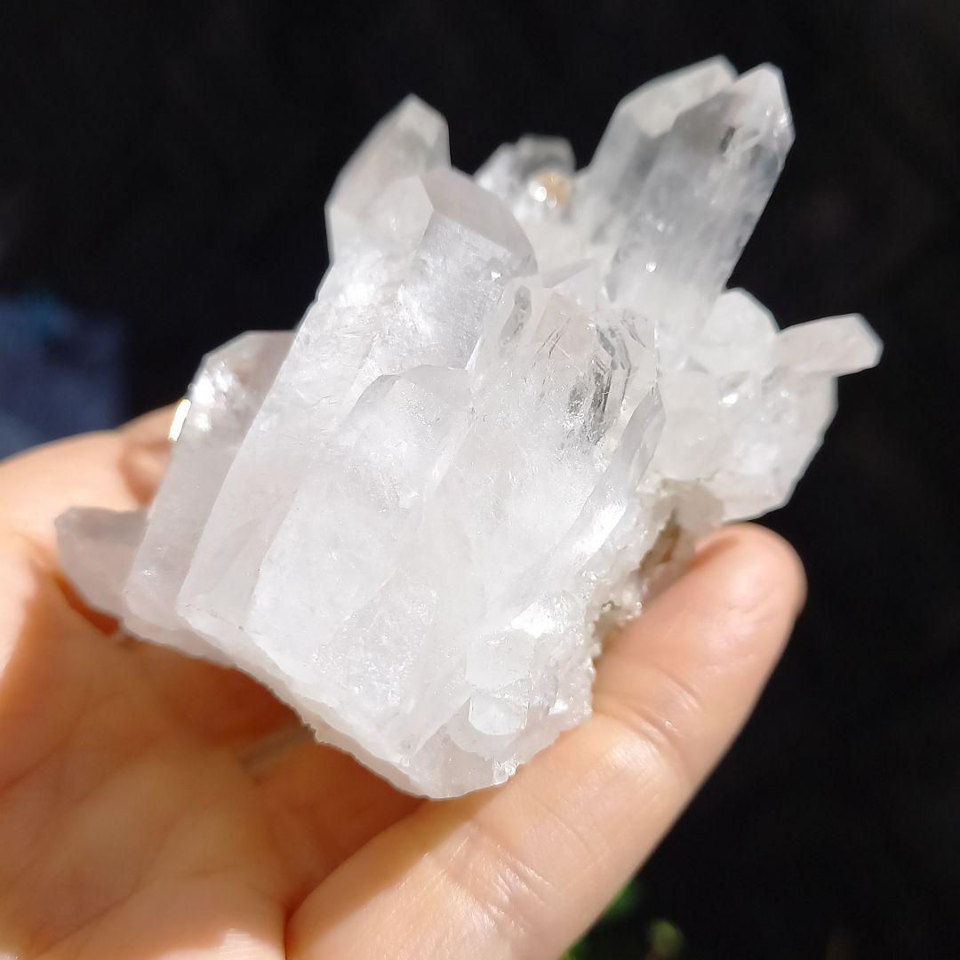 希少！水晶クラスター✨アーカンソー産クリスタル✨虹入り　天然石！4