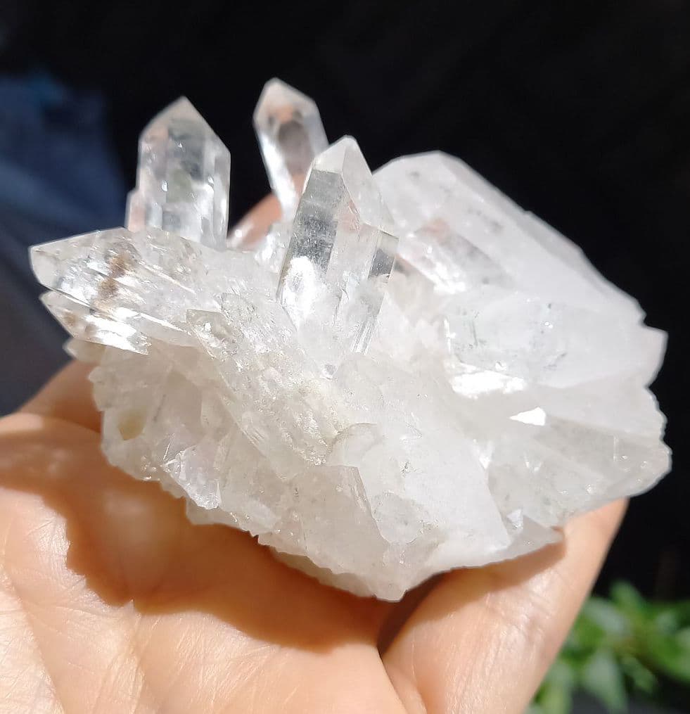 希少！水晶クラスター✨アーカンソー産クリスタル✨虹入り　天然石！4