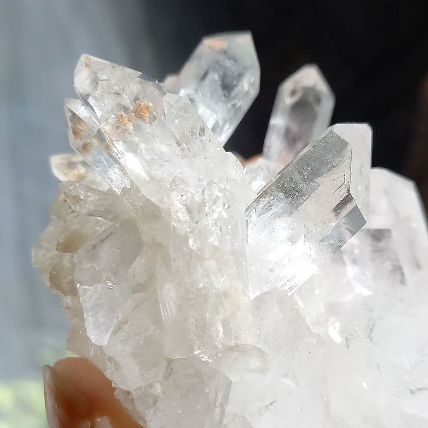 希少！水晶クラスター✨アーカンソー産クリスタル✨虹入り　天然石！4