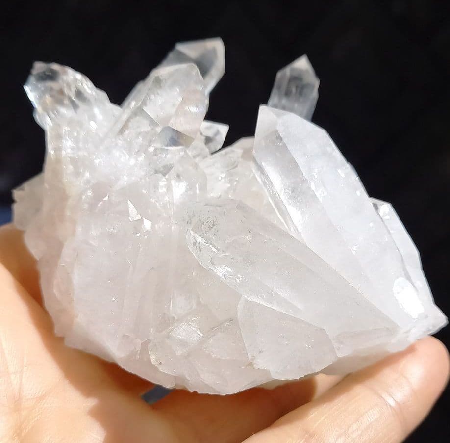 希少！水晶クラスター✨アーカンソー産クリスタル✨虹入り　天然石！4