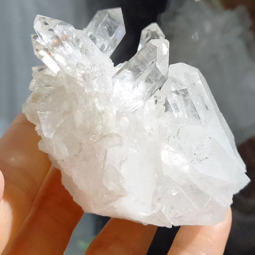 希少！水晶クラスター✨アーカンソー産クリスタル✨虹入り　天然石！4