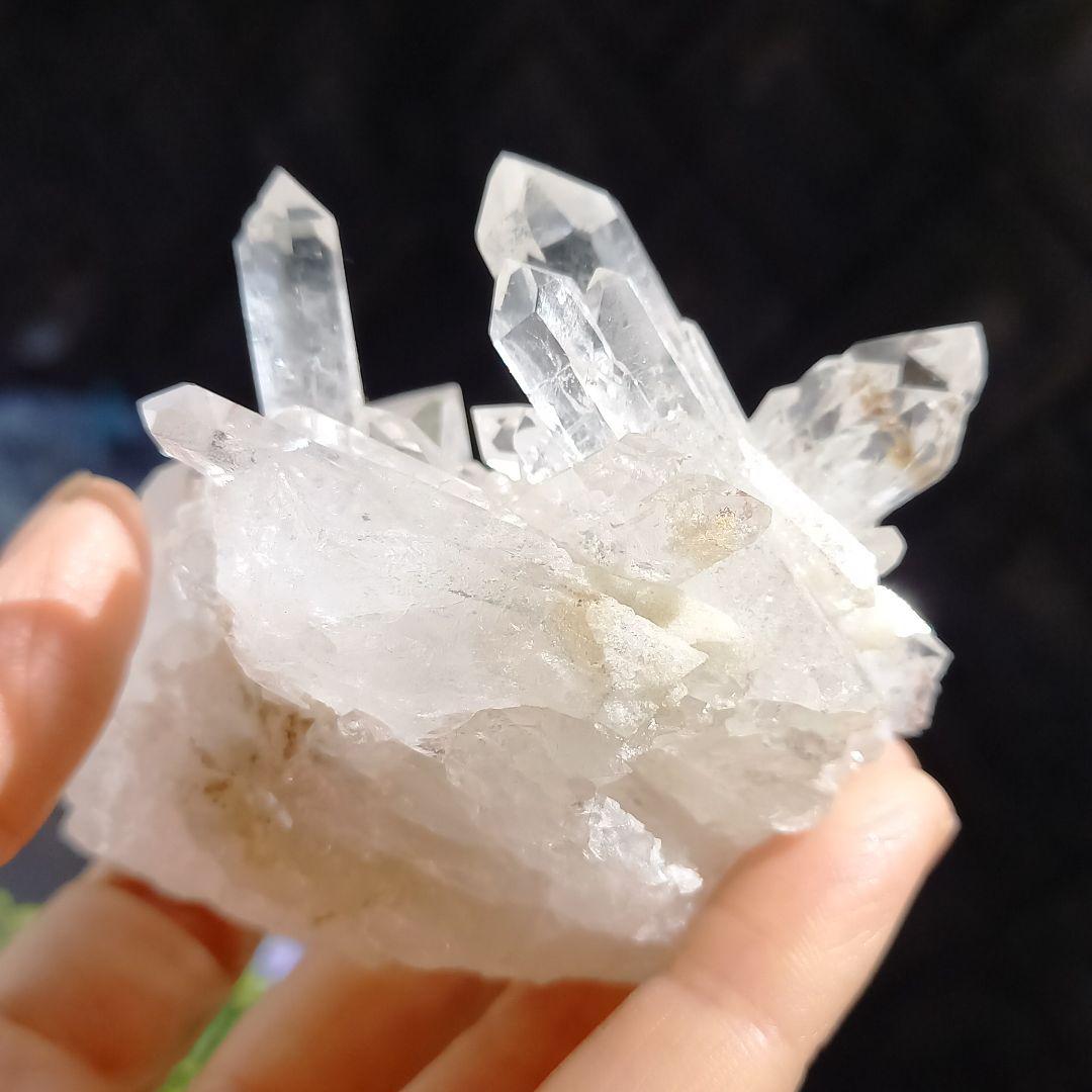 希少！水晶クラスター✨アーカンソー産クリスタル✨虹入り　天然石！4