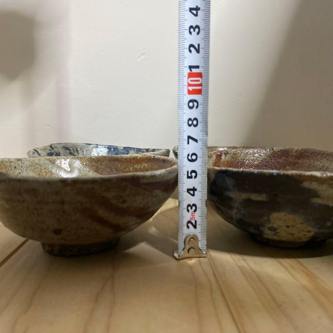 小野哲平　茶碗×4