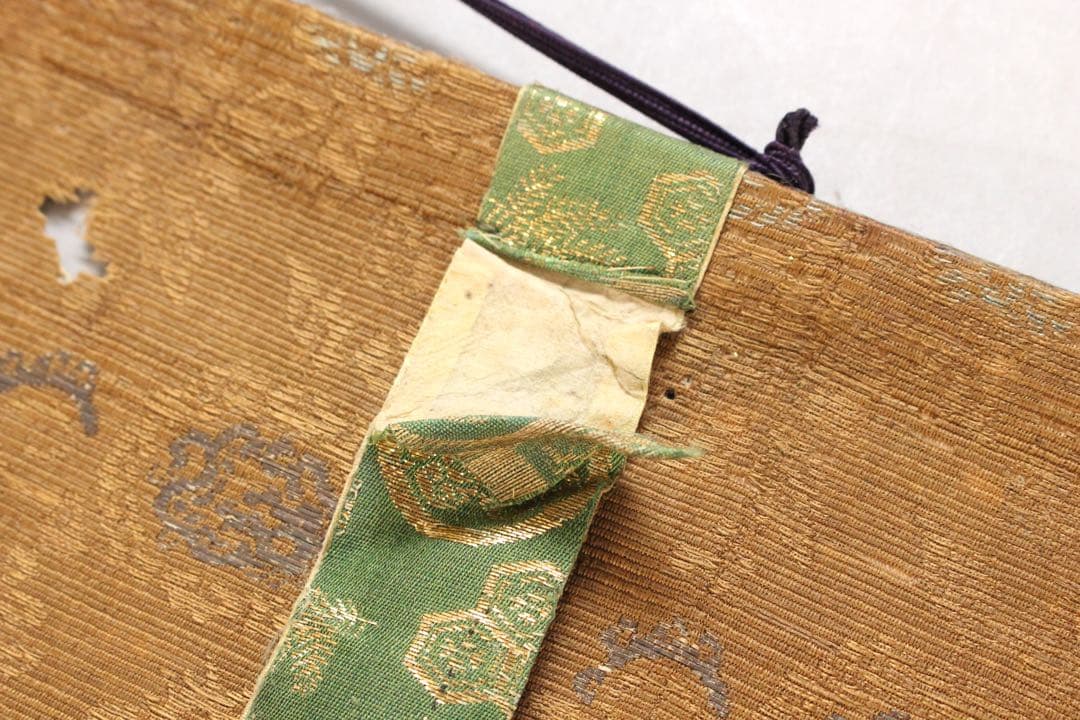 No4466 掛軸　在銘　竹軒老人　二行書　絹本　合箱　漢詩　中国　送料無料