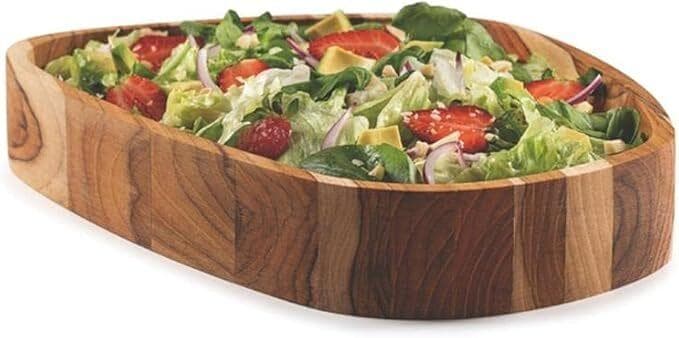 【感謝特別価格】 トラモンティーナ サービングディッシュ木皿31cm×25cm