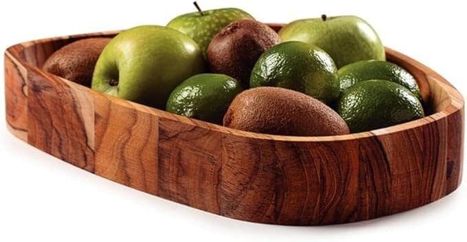 【感謝特別価格】 トラモンティーナ サービングディッシュ木皿31cm×25cm