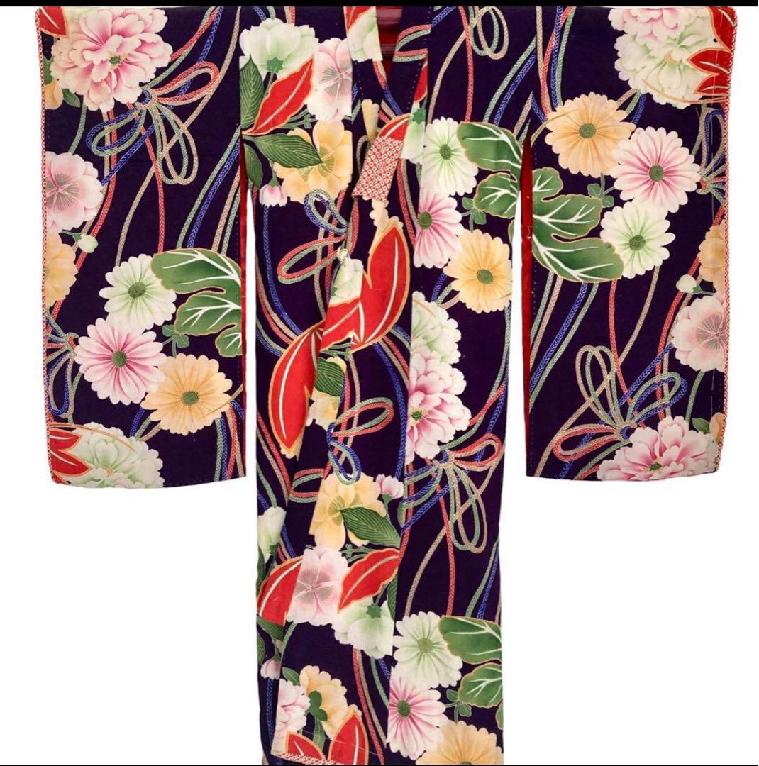 アンティーク　大正時代　女の子　子供着物　被布セット　ひな祭り