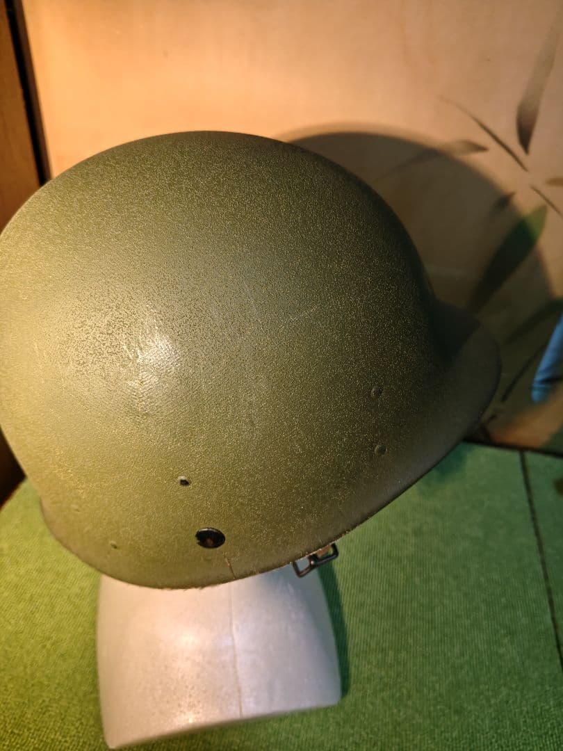 米軍実物　ベトナム戦争 M1ヘルメット　ミッチェルパターン　空挺型M1Cライナー