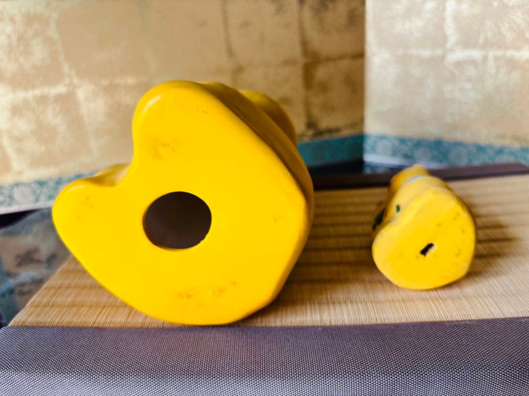 湯布院　輪葉葉招き猫　大猫子猫セット