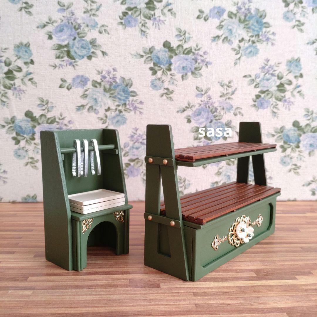 ミニチュア家具　ミニチュアパン屋さんBセット