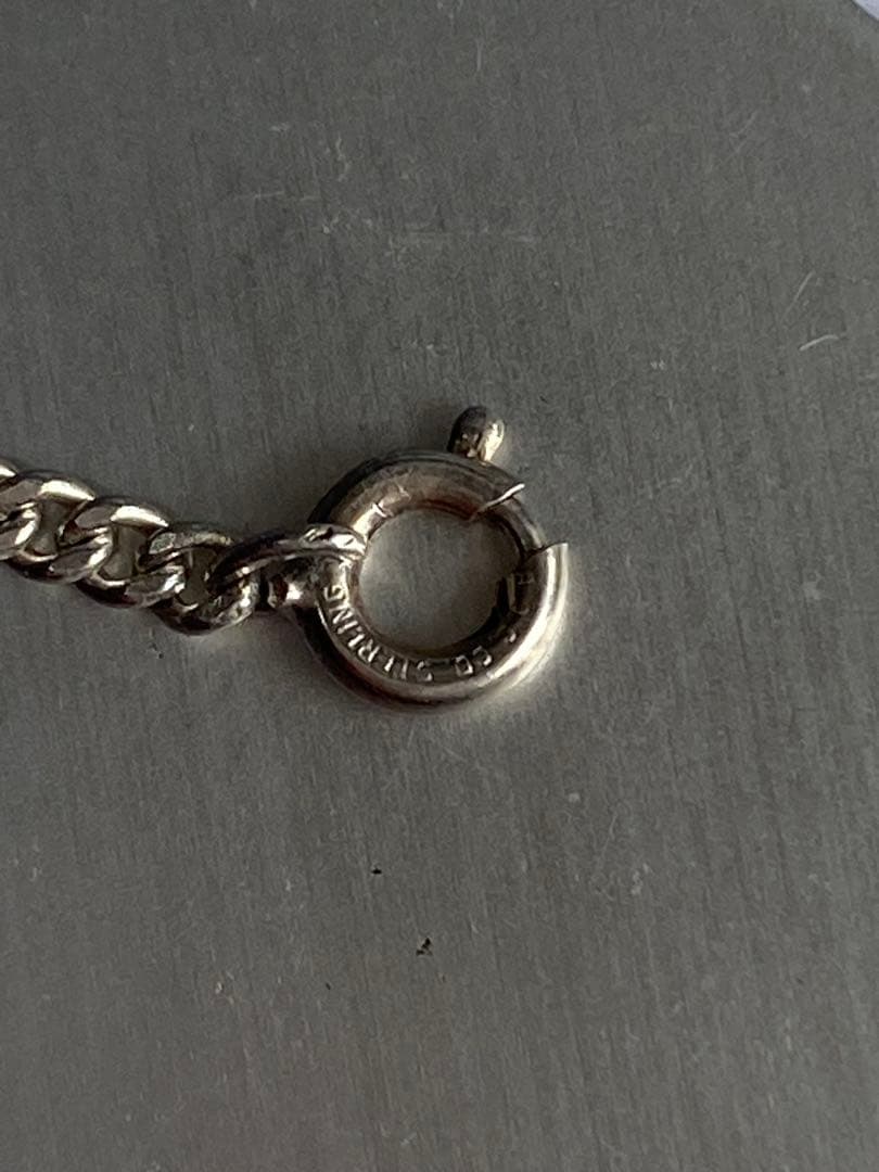 シルバー925 グリーンストーン ペンダント