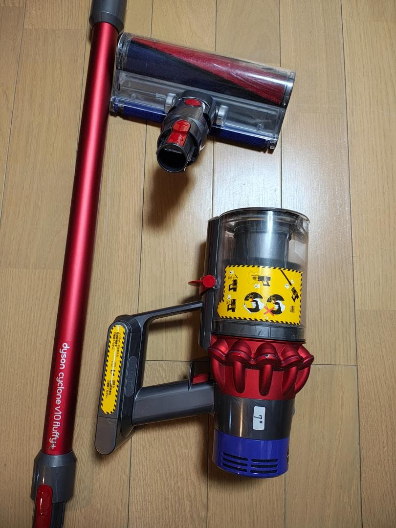 ダイソン★掃除機★V10★ＳV12★純正バッテリー新品と大差なし★スタンド付き