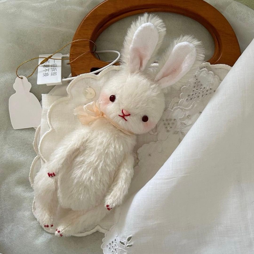 ベイビーラビット うさぎ ぬいぐるみ 海外作家様 ハンドメイド テディバニー 兎