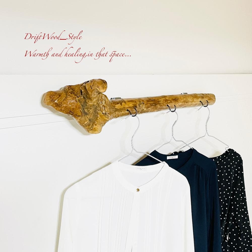 流木インテリア コートラック コート掛け ウォールハンガー 北欧 自然 N1