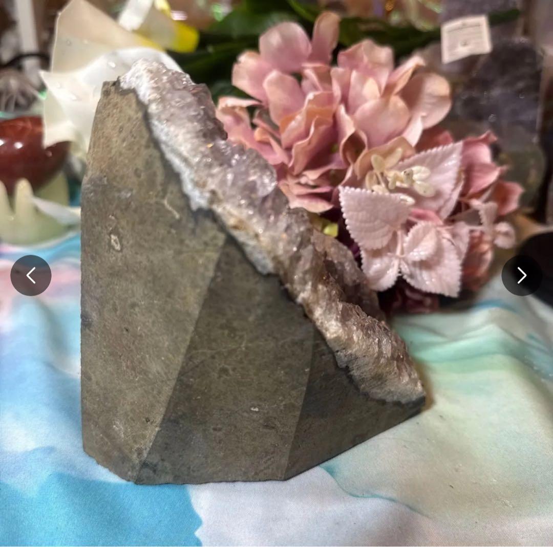 大特価アメジスト結晶 置物 重さ1.4kg