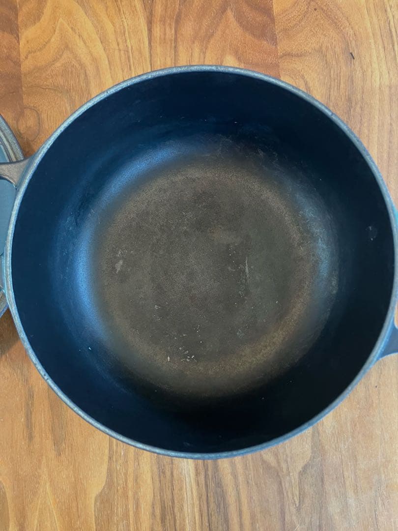 LE CREUSET 両手鍋20 黒