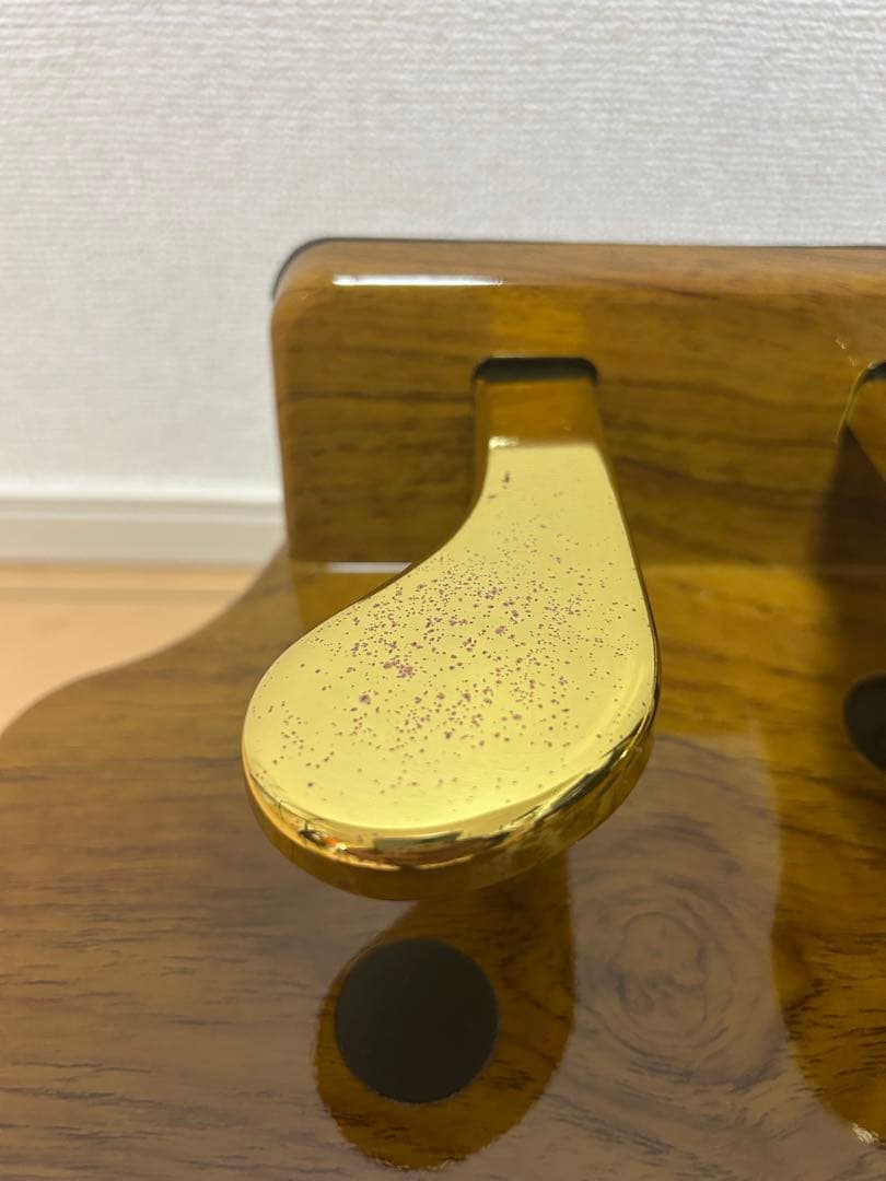 PUNK ピアノ補助ペダル　木目　レトロ