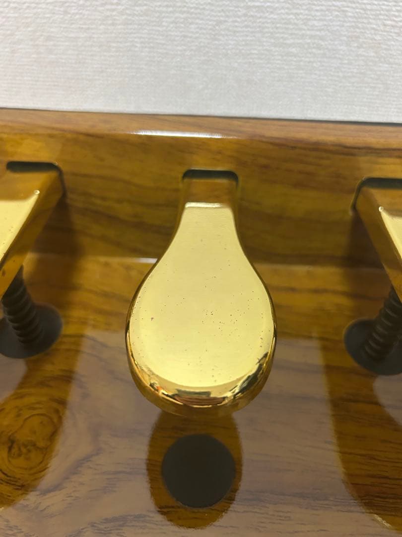 PUNK ピアノ補助ペダル　木目　レトロ