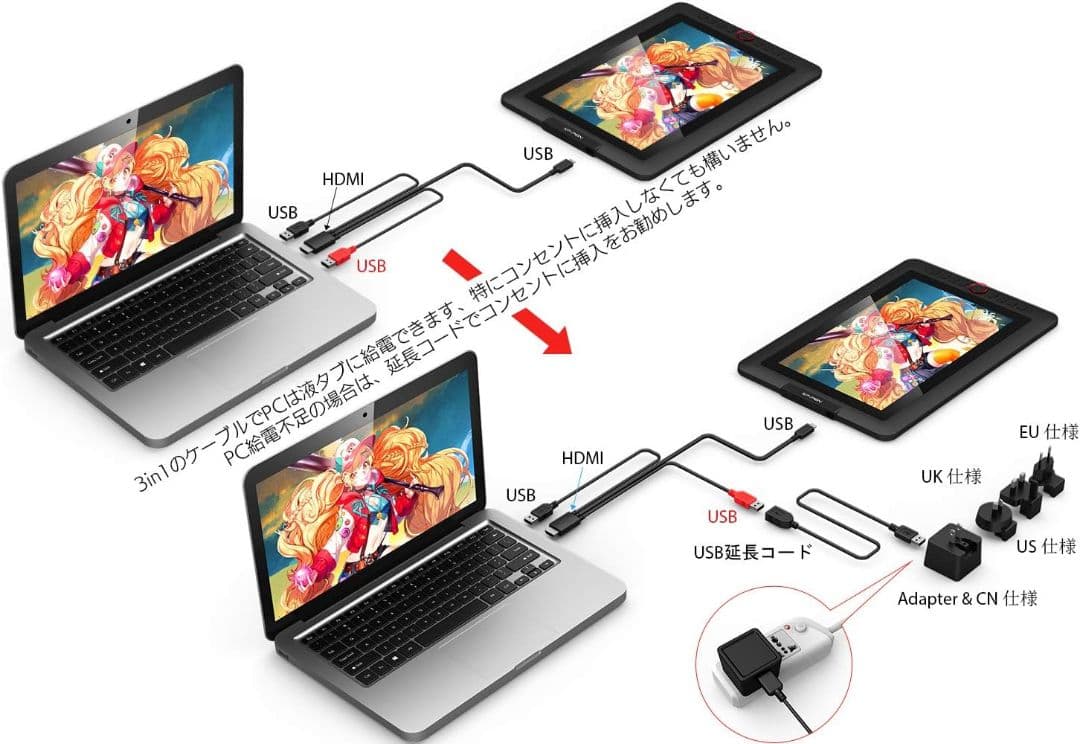 XP-Pen Artist 13.3 Pro 本体