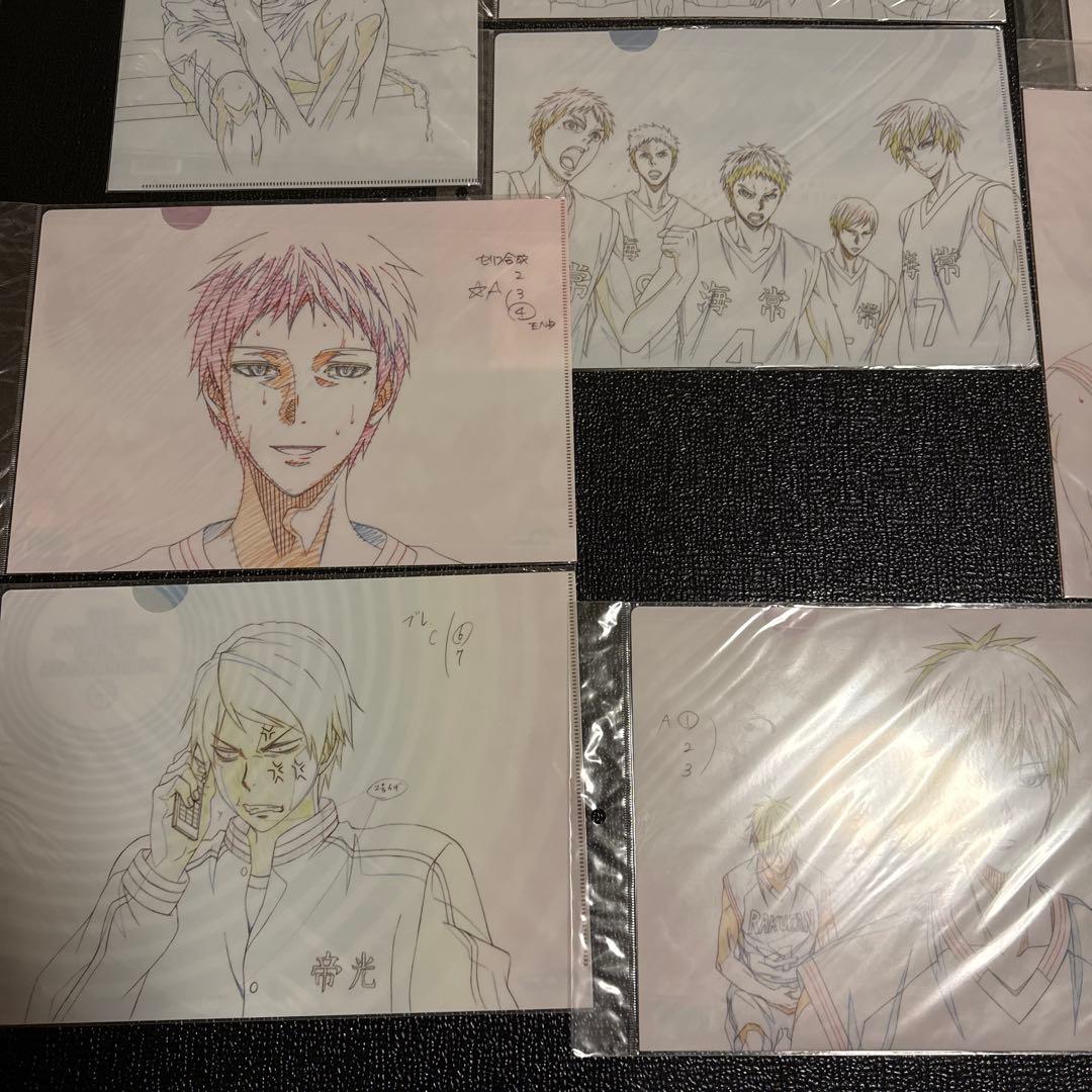 黒子のバスケ　原画風クリアファイル まとめ売り 14枚
