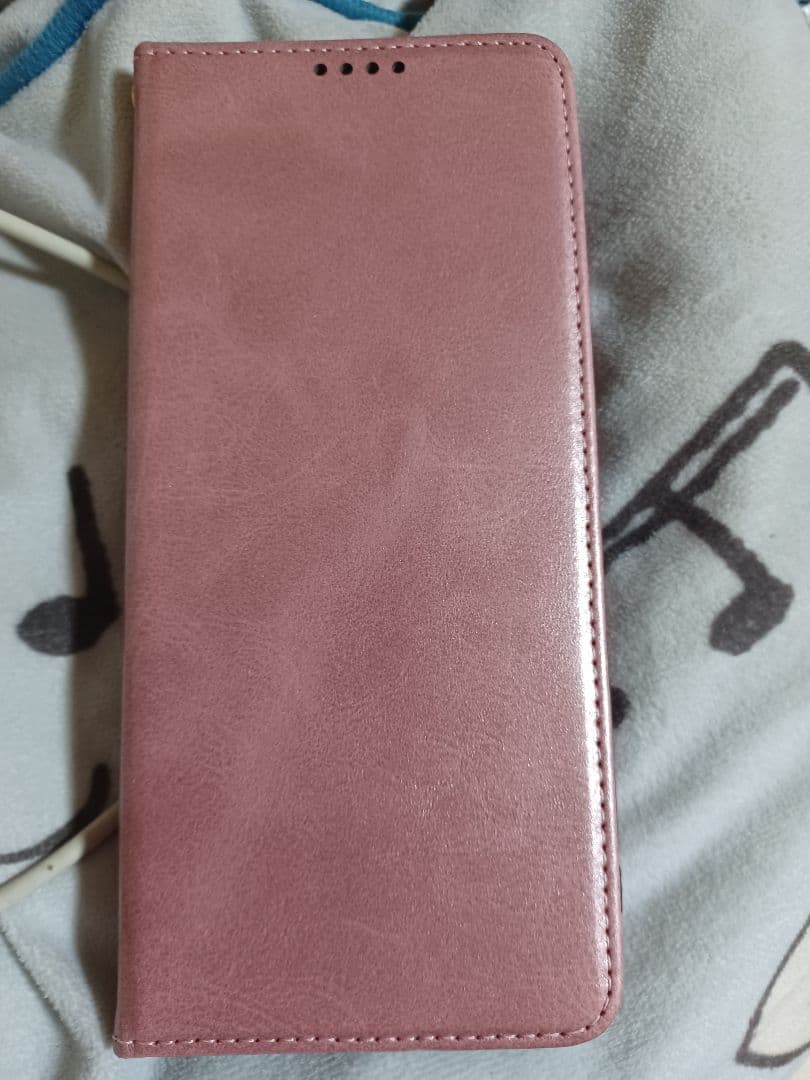 ピンク 手帳型スマホカバー 3レンズ対応